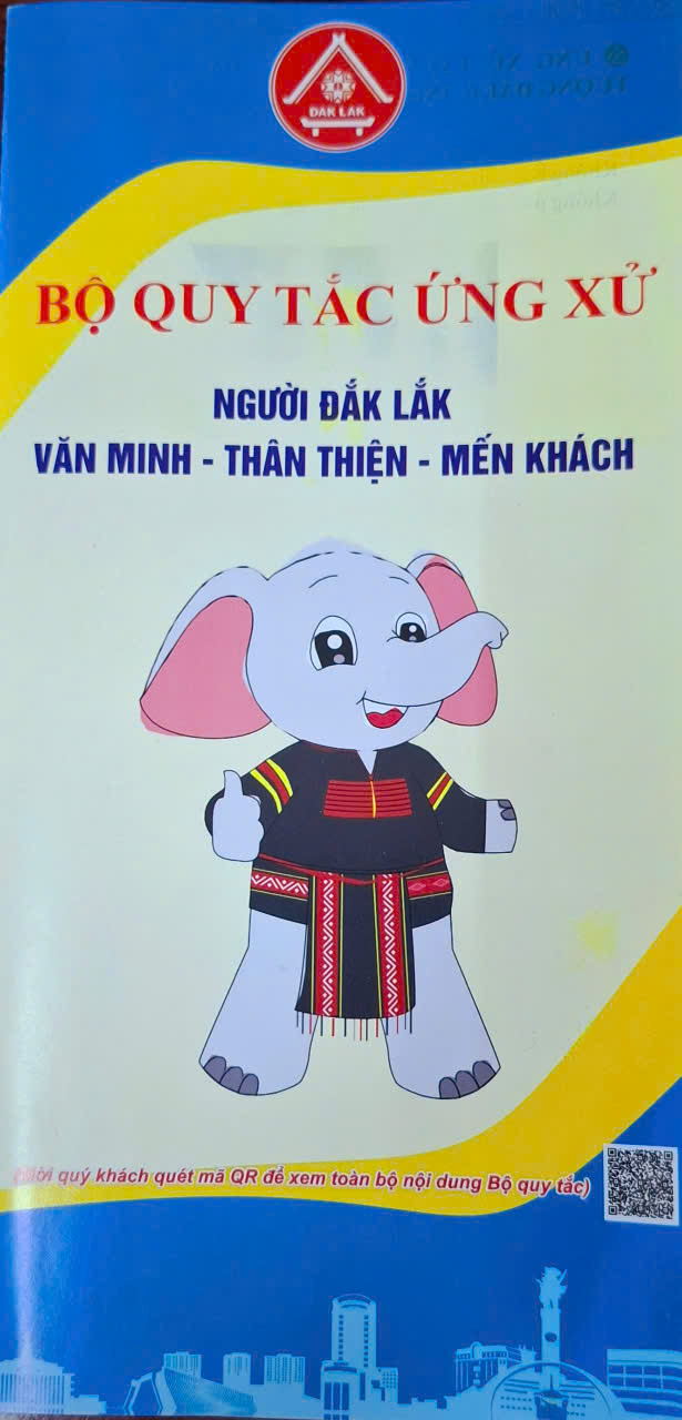 Bộ quy tắc ứng xử Người Đắk Lắk Văn minh - Thân thiện - Mến khách